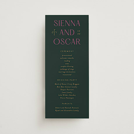 Wedding Programs