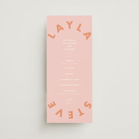 Wedding Programs