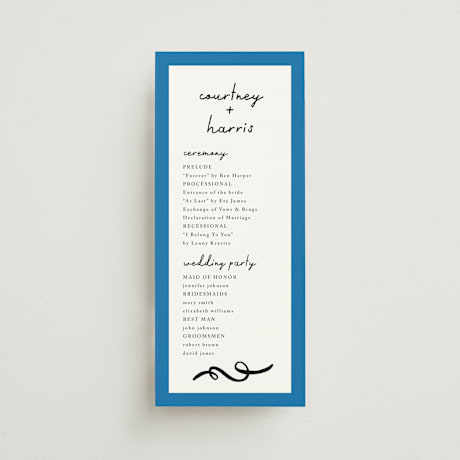 Wedding Programs