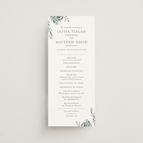 Wedding Programs