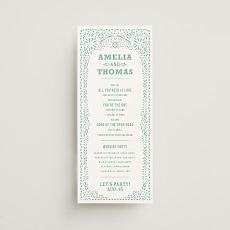 Wedding Programs