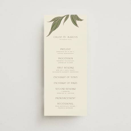 Wedding Programs
