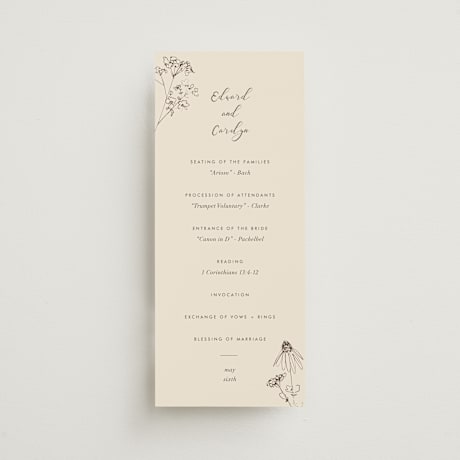Wedding Programs