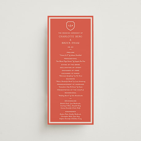 Wedding Programs