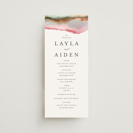 Wedding Programs