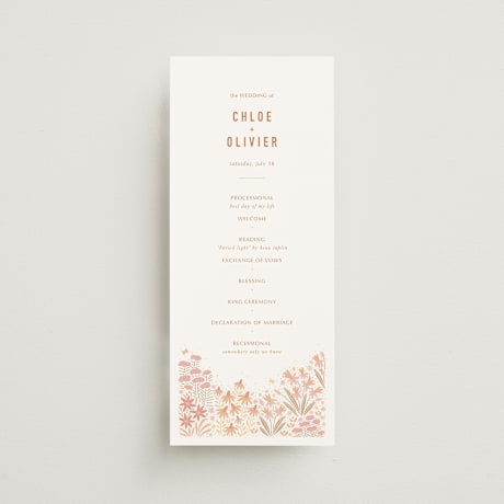 Wedding Programs