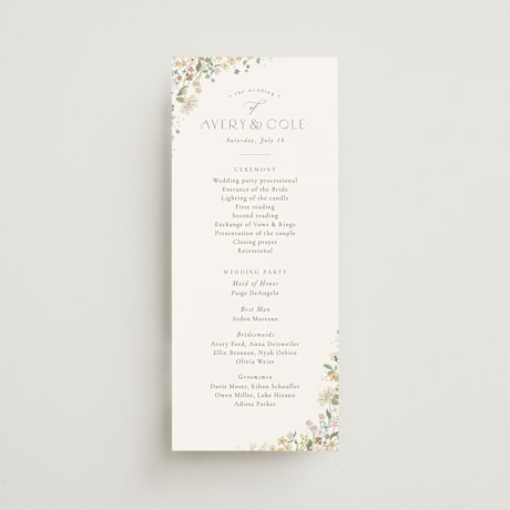 Wedding Programs