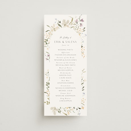 Wedding Programs