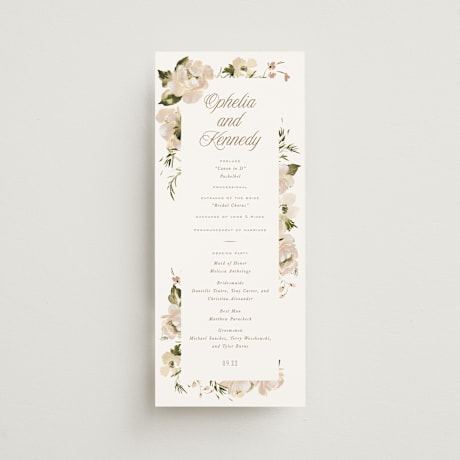 Wedding Programs