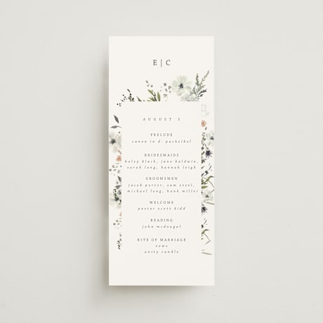 Wedding Programs