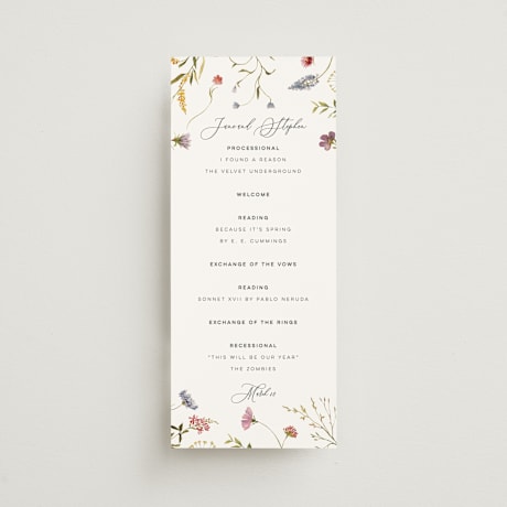 Wedding Programs