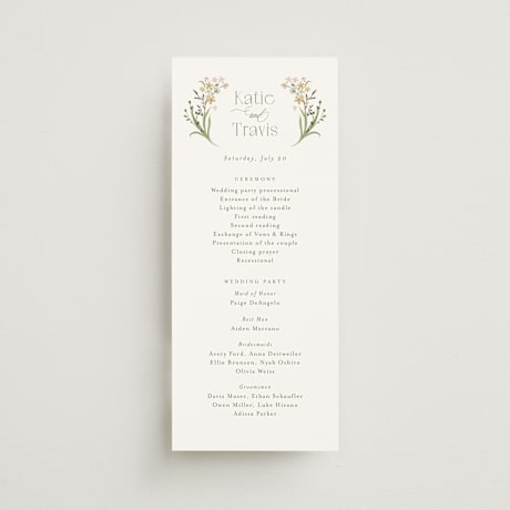 Wedding Programs