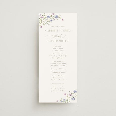 Wedding Programs