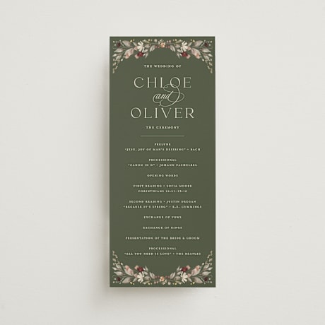 Wedding Programs