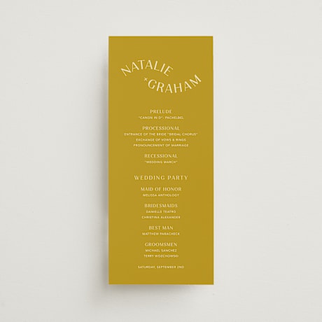 Wedding Programs