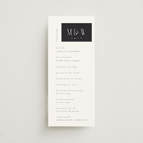 Wedding Programs
