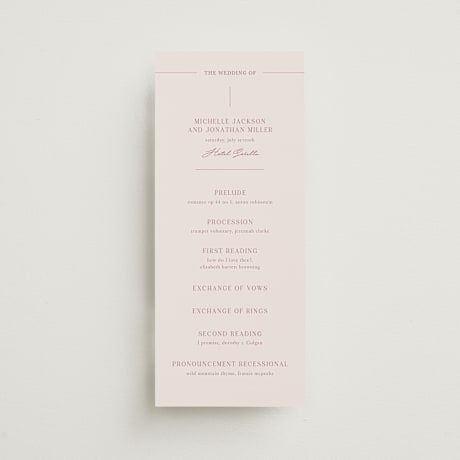 Wedding Programs