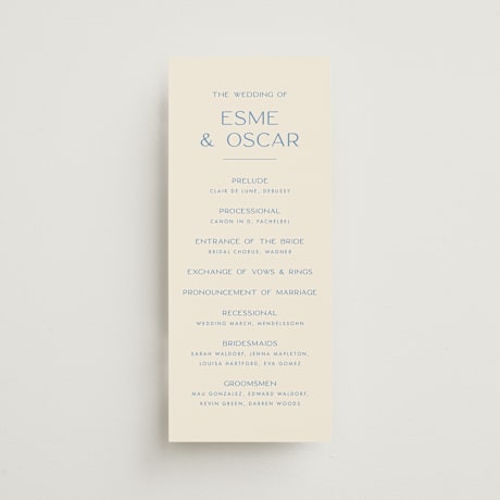 Wedding Programs