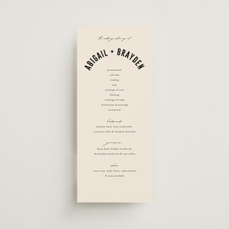 Wedding Programs