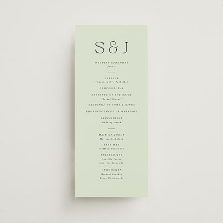 Wedding Programs