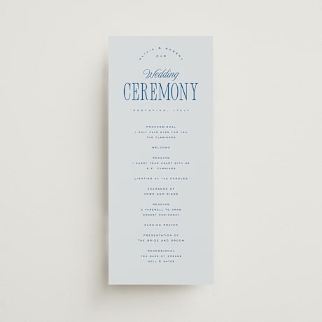 Wedding Programs