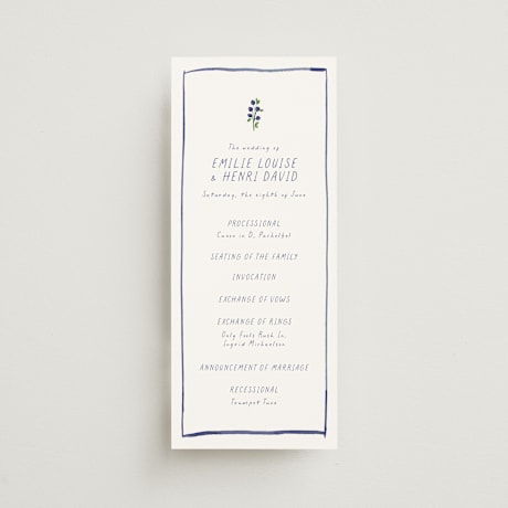 Wedding Programs