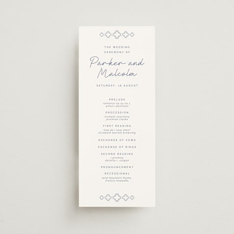 Wedding Programs