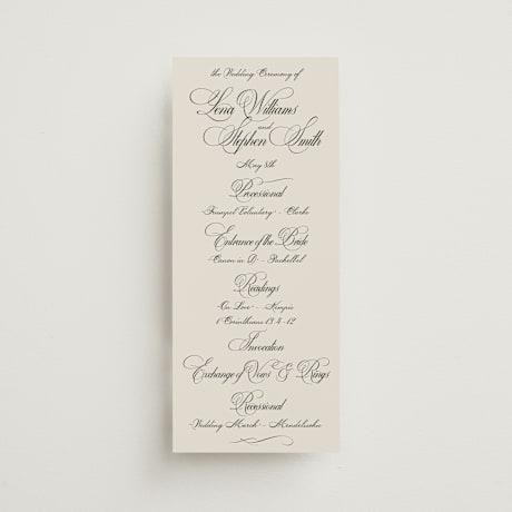 Wedding Programs