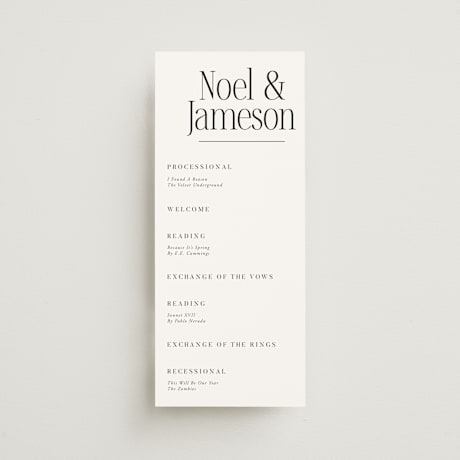 Wedding Programs