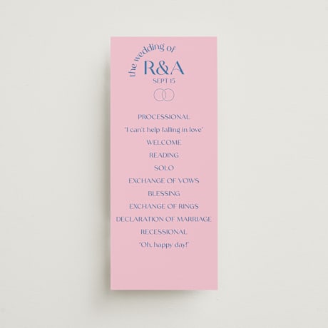 Wedding Programs