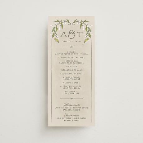 Wedding Programs