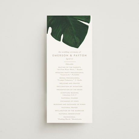 Wedding Programs
