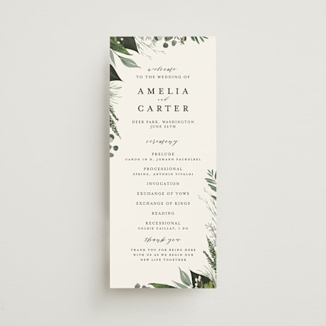 Wedding Programs