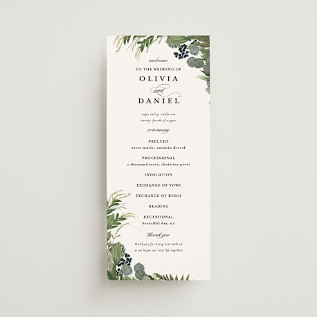 Wedding Programs