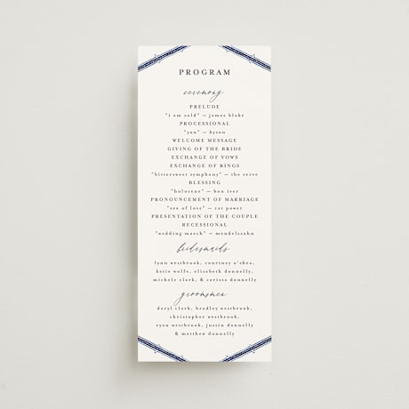 Wedding Programs