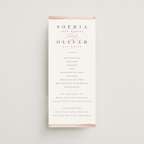 Wedding Programs