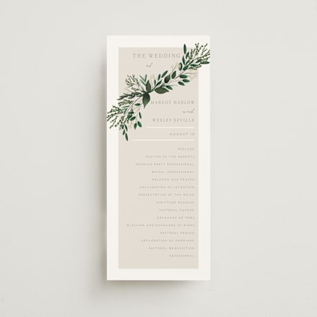 Wedding Programs