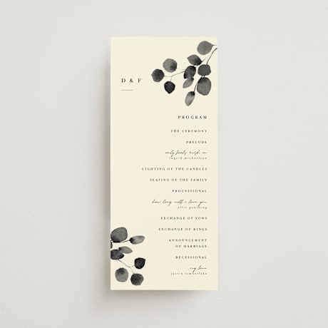 Wedding Programs