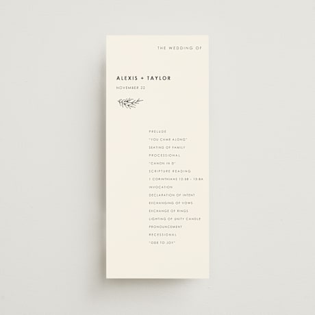 Wedding Programs