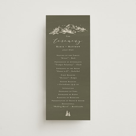 Wedding Programs