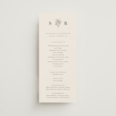 Wedding Programs