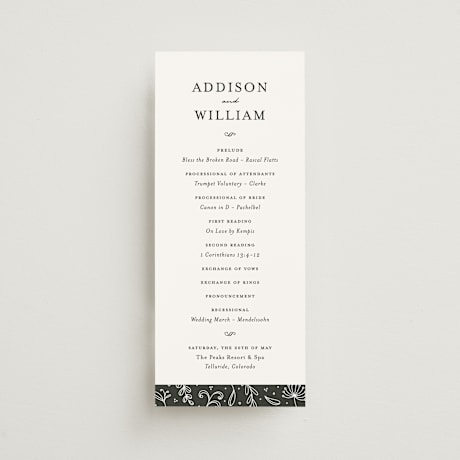 Wedding Programs