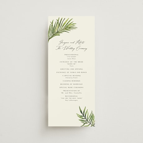 Wedding Programs