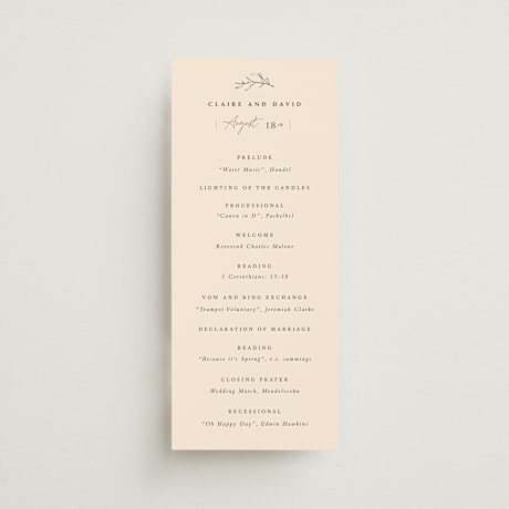 Wedding Programs