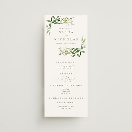 Wedding Programs