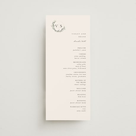 Wedding Programs