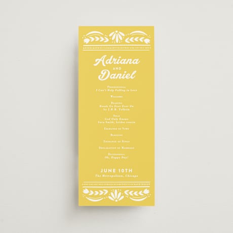Wedding Programs