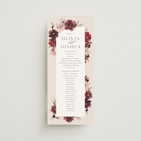 Wedding Programs