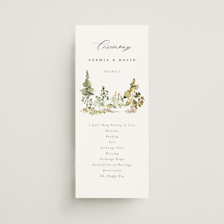 Wedding Programs