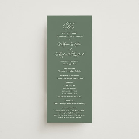 Wedding Programs